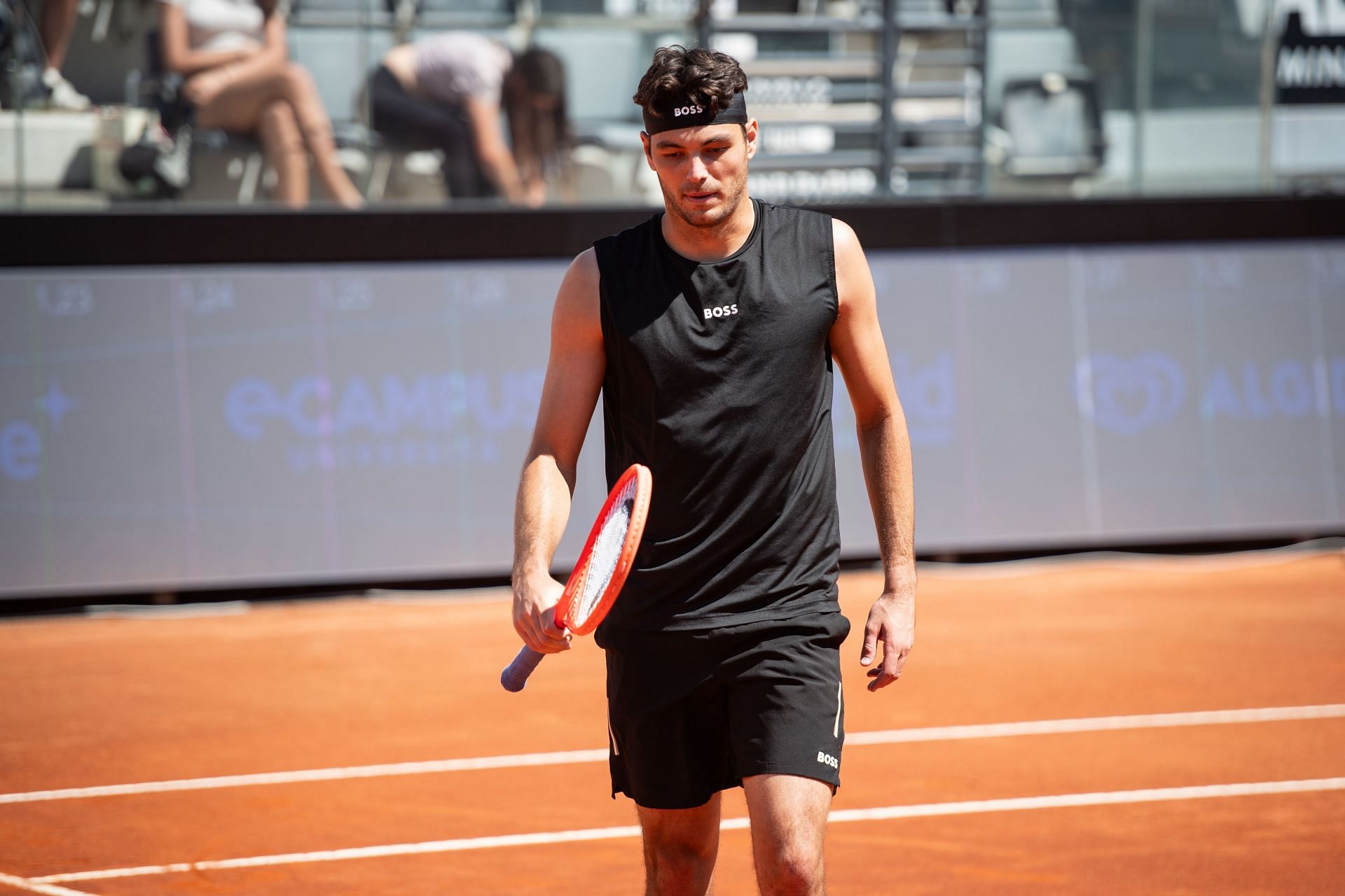 Fritz during a practice session at the 2025 Italian Open - Source: Getty